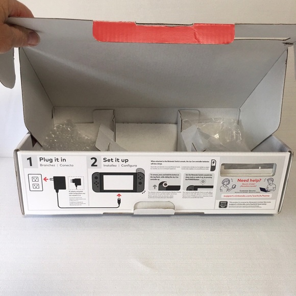 BOX ONLY EMPTY Nintendo Switch With instructions & wrappings for regifti… - Picture 7 of 9